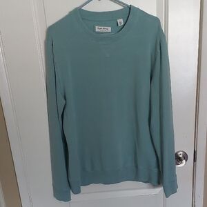 English Laundry Men’s Crewneck Sweater in Seafoam/MistyBlue